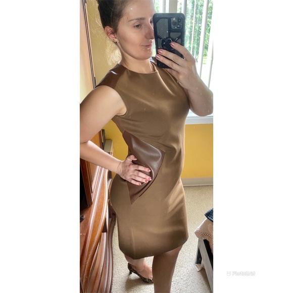 Lafayette 148 shift style dress with pockets - Picture 15 of 16